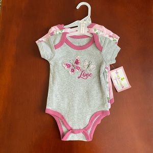 NEW 3 Feminine ADORABLE Onesies
